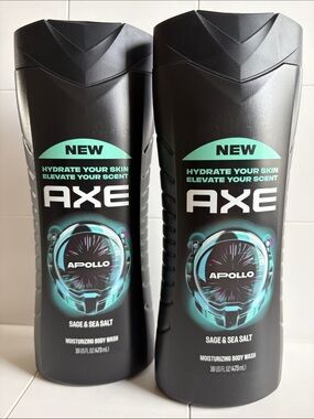 AXE Apollo Sage & Sea Salt Moisturizing Body Wash - 2 Pack